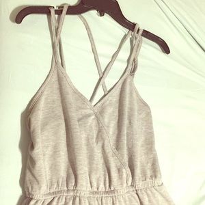 A oversized grey  jumpsuit for plus sized women!
